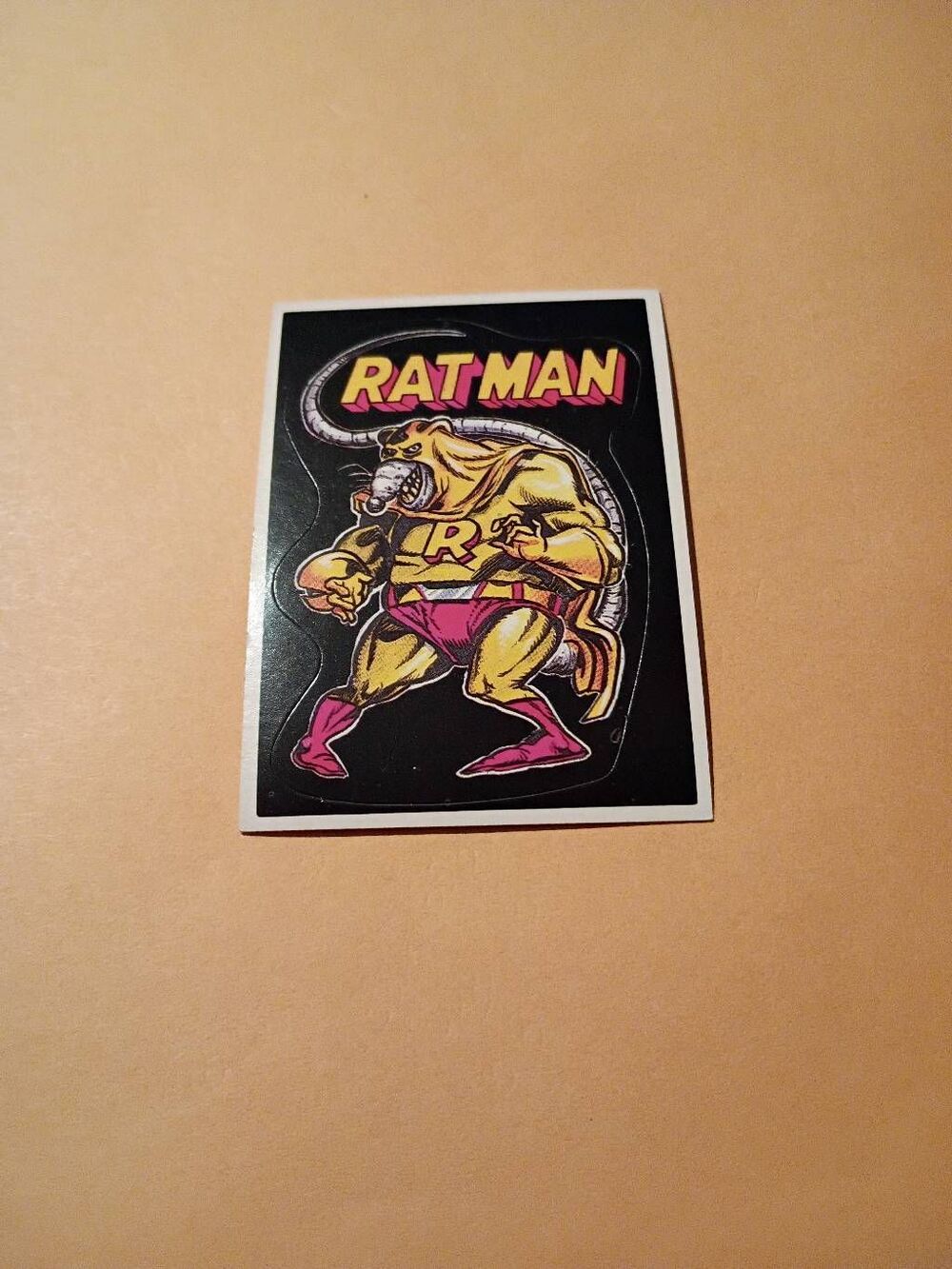 1983 General Mills Zero Heroes Trading Card Sticker Card Vintage #7